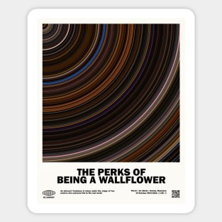 minimal_ Perks of Being a Wallflower Barcode Movie Sticker